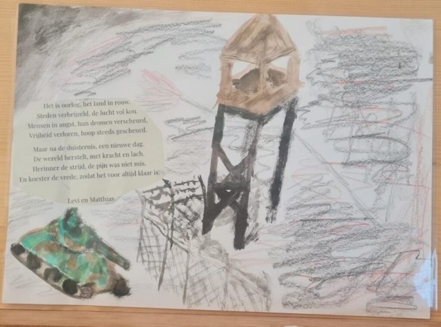 Tekening Levi en Matthias