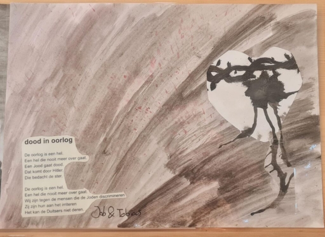 Tekening Job en Tobias